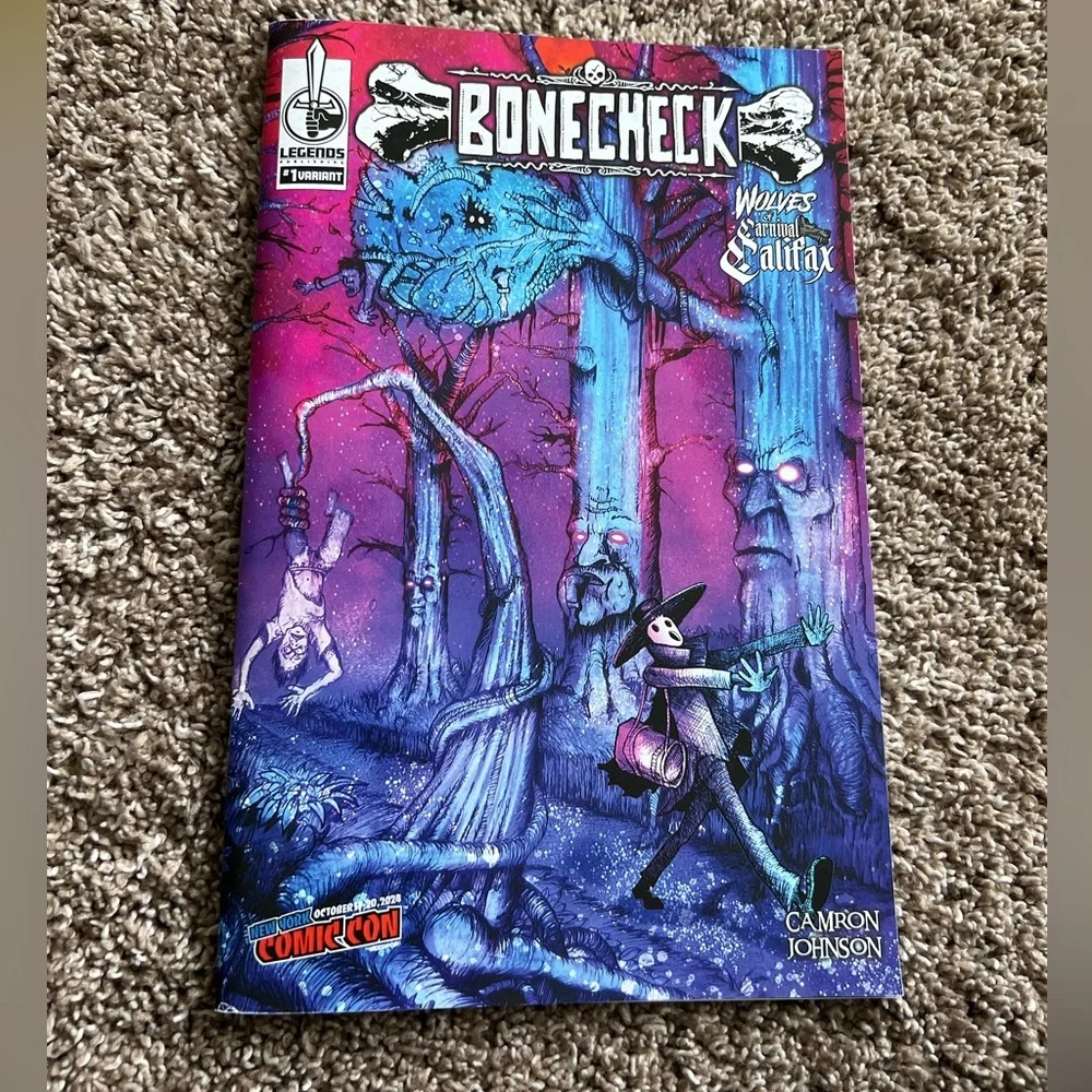 Bonecheck Comic Books Lot of 4 2022-2024 Camron Johnson Legends Comic Publishing